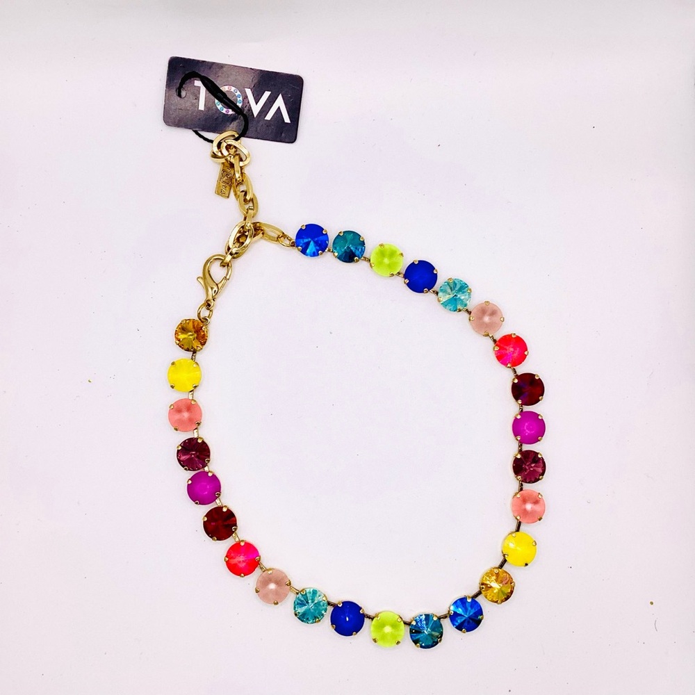 NWT TOVA SOFIA NECKLACE IN CANDY CRUSH - Picture 3 of 12